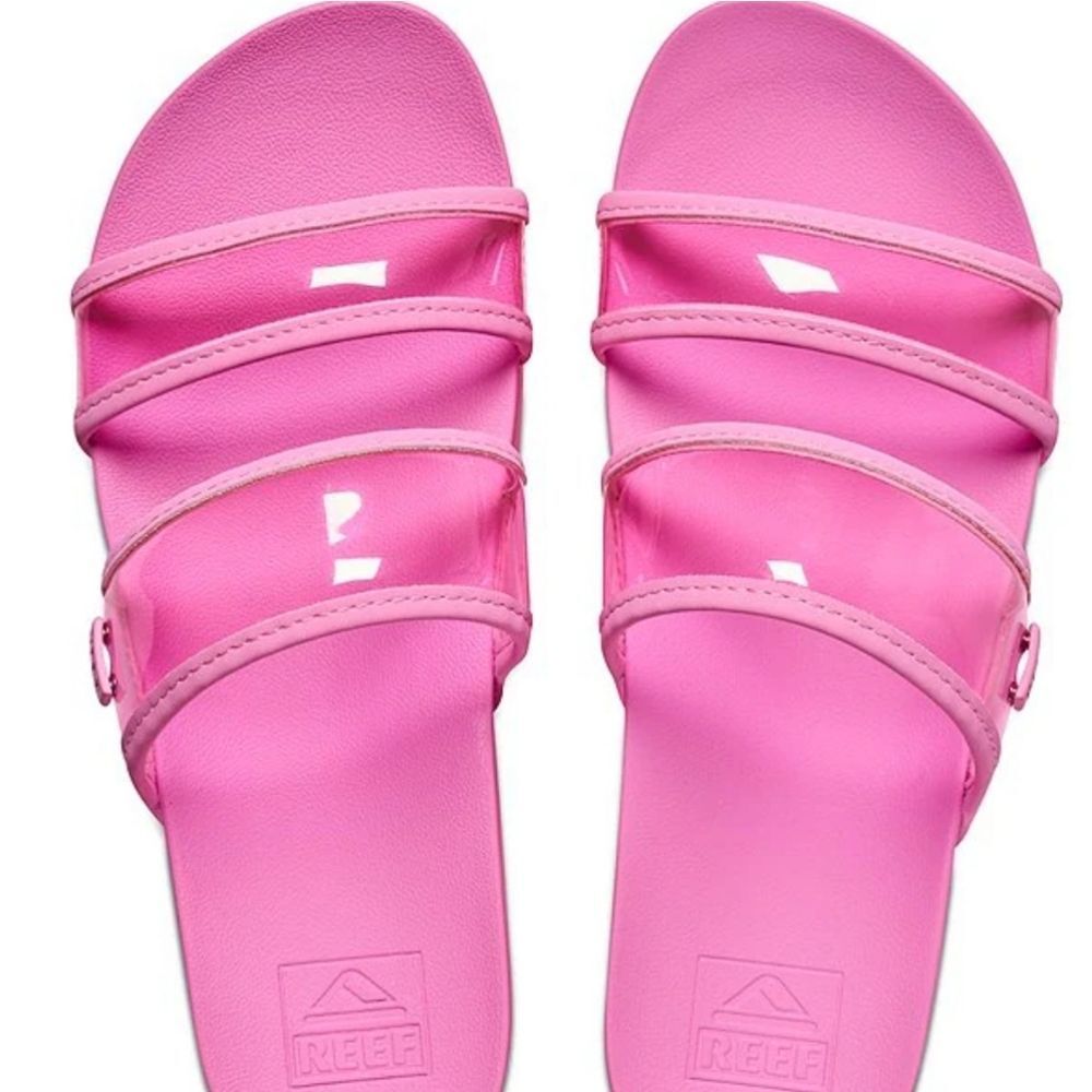 Reef Vista Hi-Energy Slide Sandals- Light Neon Pink - Picture 4 of 12